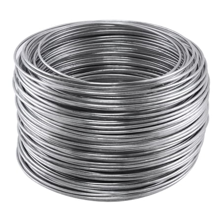 OOK HANGING WIRE, 110 FT, 25 LBS, 18 GAUGE WIRE,, GALVANIZED STEEL, SILVER