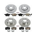 thumbnail image 3 of PowerStop Front and Rear Z23 Evolution Sport Carbon-Fiber Ceramic Brake Pad and Drilled & Slotted Rotor Kit Fits: VOLKSWAGEN Select Models K899, 3 of 10
