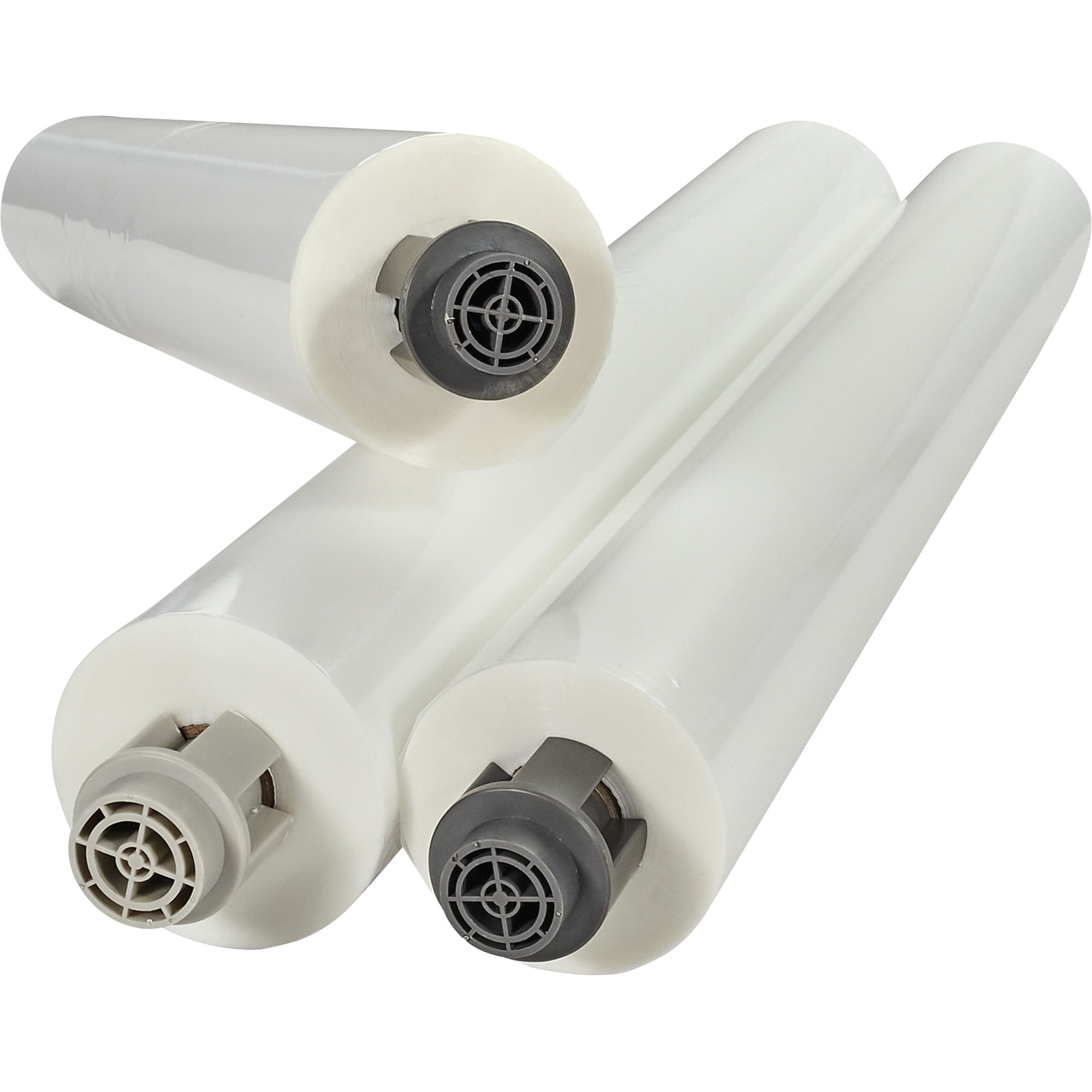 GBC, GBC3000004EZ, EZ Load Gray End Cap Laminating Roll Film, 2 / Carton, Clear