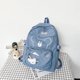 thumbnail image 5 of Mochila para niños Mochila grande para estudiantes Mochila de moda con cremallera de animal lindo (azul), 5 of 6