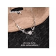 thumbnail image 4 of Collar Y Pulsera Alas Ángel Corazón Dije Plata Zircon Mujer Xtellar plateado, 4 of 4