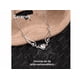 thumbnail image 4 of Collar Y Pulsera Alas Ángel Corazón Dije Plata Zircon Mujer Xtellar plateado, 4 of 4