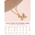thumbnail image 5 of FOCALOOK Initial I Necklaces for Women 14K Gold Plated Shiny Cubic Zirconia Capital Letter Charm Pendant Adjustable Sliding Chain Jewelry Gift for Grandmother Birthday Mothers Day Christmas, 5 of 9