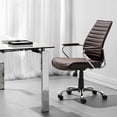 thumbnail image 2 of Enterprise Low Back Office Chair Polyurethane Chrome Frame Adjustable Height, 2 of 9