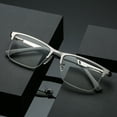 thumbnail image 6 of 2 Pairs of Men Anti-blue Light Business Reading Glasses 3.00 Fashion Spring Hinge Metal Readers +3.00 Strength, 6 of 9