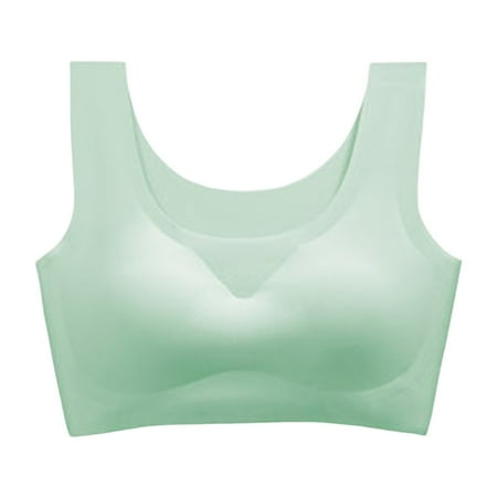 Siilsaa Woman Bra Women s Push Up Bra Racerback Front Closure Bras Lace Padded Underwire Plunge Floral Green S