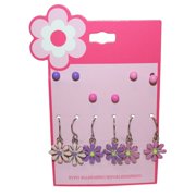 Hypoallergenic Multi-Color Drop and Stud Earrings Set