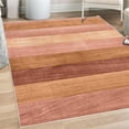 thumbnail image 1 of Rustic Decorative Rug, Painted Wood Board Horizontal Lines Birthdays Easter Holiday Backdrop Image, Quality Carpet for Bedroom Dorm and Living Room, 6 Sizes, Pale Rust, by Ambesonne, 1 of 4