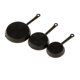 thumbnail image 5 of Sartén de casa de muñecas de 3 piezas de sartén negra en miniatura, olla de cocina, accesorio de cocina para casa de Magideal Sartén de casa de muñecas, 5 of 7