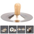thumbnail image 4 of SHISUYAN 2Pcs Finger Cymbals with Wooden Handles Dance Hand Cymbal for Children Percussion Instrument, 4 of 8