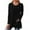 Black, variant on Patlollav Womens Plus Size Long Sleeve T-Shirt Autumn Solid Loose Pockets Tops