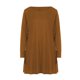 thumbnail image 4 of Vestido Largo de Manga Larga para las Mujeres Color Sólido Cuello Redondo Suelto Medio Ternera Vestido de Noche, Vestido Casual de Manga Larga para las Mujeres Dormir, 4 of 7
