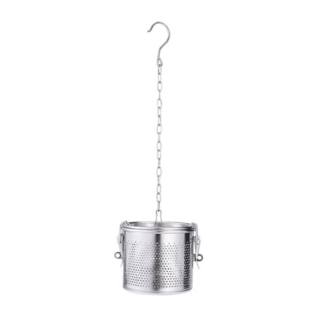 

Tea Infuser Strainer Loose Filter Seasoning Basket Leaf Cooking Mesh Soup Steeper Fine Stainless Steel Strainers Pepper