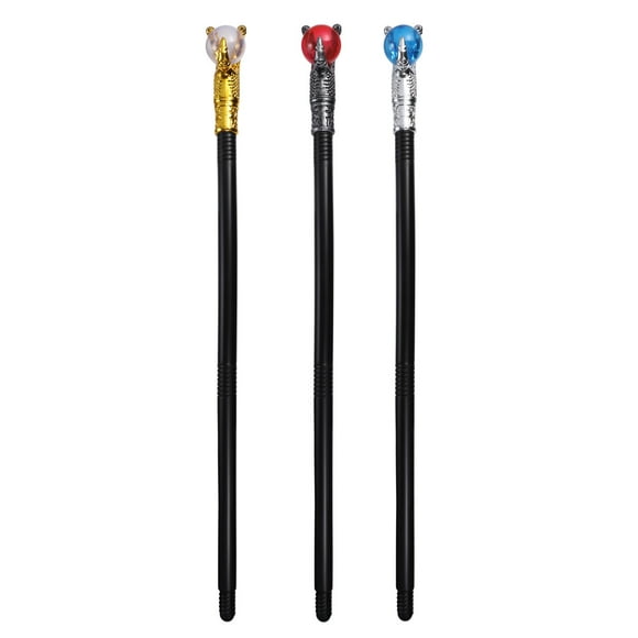 KAKOWELY 3 piezas de cetro con patrón de garra de águila, maza de plástico, accesorio decorativo para actuaciones