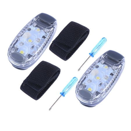

2Pcs LED Safety Light Clip On Strobe Running Lights for Runners Dogs Bikes Walking (Random Color)