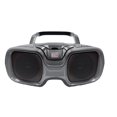 thumbnail image 1 of Proscan Portable Bluetooth Boombox with Top-Loading CD Player and AM/FM Radio - Silver, 1 of 3