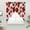 Multicolor Pink, variant on Beige Red Strawberry Swag Valances for Windows 2 Pack, Kitchen Window Curtains 36 Inch Length, Spring Floral Watercolor Summer Botanical Privacy Swag Curtains for Living Room/Bathroom 36"x36"