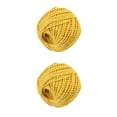 thumbnail image 3 of Inteprter Cotton Thread Weave Socks Clothes Clothing Practicing Wires Rope Colored Teaching Prop Tool Sewing for Beginners DIY Ropes amarillo 2piezas, 3 of 6
