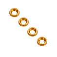 thumbnail image 1 of 4pcs Heat Dissipation 15MM Fan Screws Desktop Computer PC Case Fan Beautification Screw Fixed Chassis DIY Cooling Modification Gold gasket Screw Gold, 1 of 5