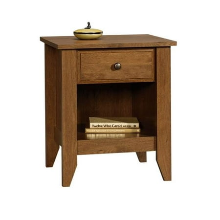 oiled nightstand drawer shelf oak finish open dialog displays option button additional opens zoom
