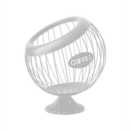 Espresso Capsule Holder Container Counter Coffee Pod Holder Snack Fruit Organizer Kitchen Accessories White