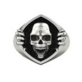 thumbnail image 2 of Gupgi Vintage Adult Skull Finger Ring Man Metal Alloy Punk Rings Stage Jewelry, 2 of 9