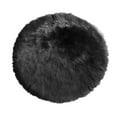 thumbnail image 4 of Tapis de Chevet et de Salon en Imitation Laine Européen Rond Diamètre 60 Blanc, 4 of 8