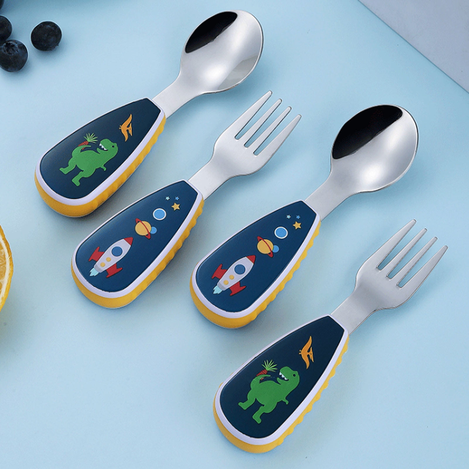 Easy to Grip Childrens 3-Piece Cutlery Set 
