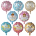 thumbnail image 2 of Globos redondos de helio para decoración del piezas, 10 Fiesta Temática, 18 pulgadas, para bautizo en español, bautizo del Oeste, Globos de aluminio para bebé, juguetes para niños, 2 of 4