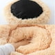 thumbnail image 2 of color Rose 40cm Couchage Panier Chien Chat Corbeille, Coussin Rond Hiver Chaud En Peluche Lit Animal, 2 of 5