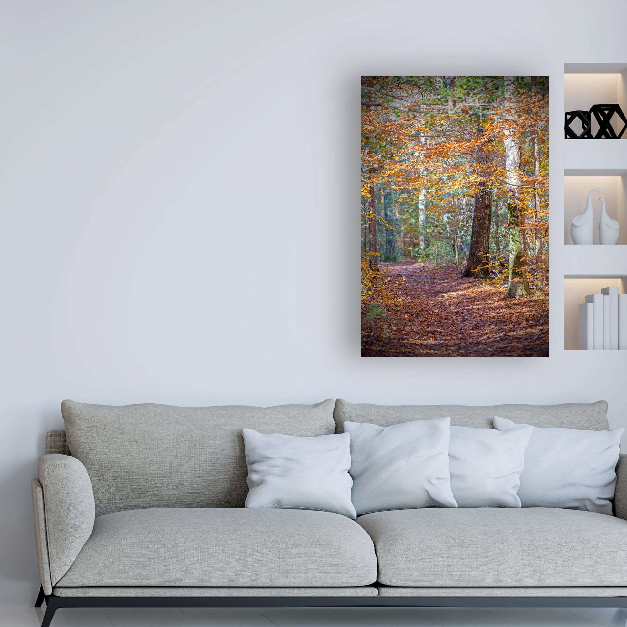 Trademark Fine Art 'Rust Fall Forest' Canvas Art by Brooke T. Ryan