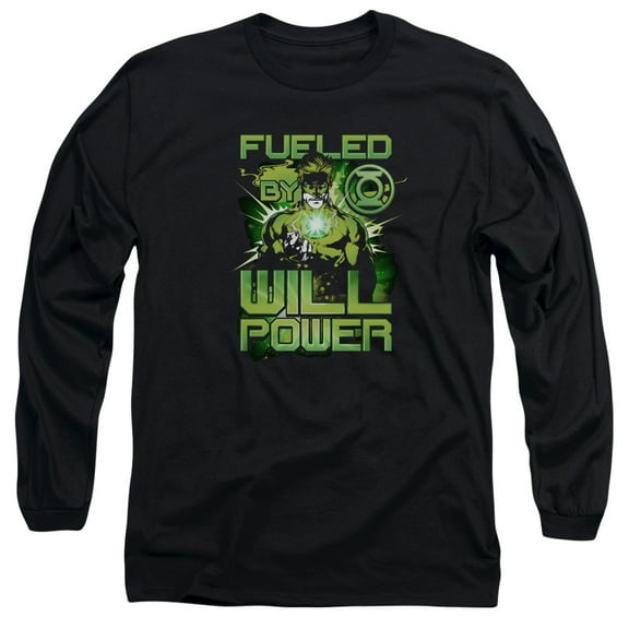 Green Lantern Fueled Mens Long Sleeve Shirt