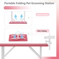 thumbnail image 4 of S-HOME 36 Inch Adjustable Dog Grooming Table in Sturdy MDF and Metal Material with Foldable Legs for Easy Storage, 4 of 9