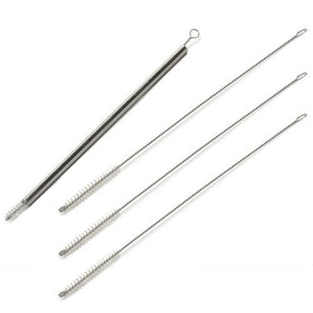 and a storage bag  _so-112 a cleaning brush A set of 3 stainless steel straws