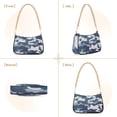 thumbnail image 2 of Camo Print Womens Chain Shoulder Bag Tote Handbag Clutch Hobo Purse with Zipper for Travel Casual, 2 of 7