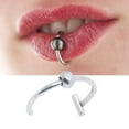 thumbnail image 2 of Stylish Magnetic Lip Jewelry Without Piercing Sturdy Stainless Steel Body Jewelry Comfortable Wear Discreet Lip Rings, 2 of 17