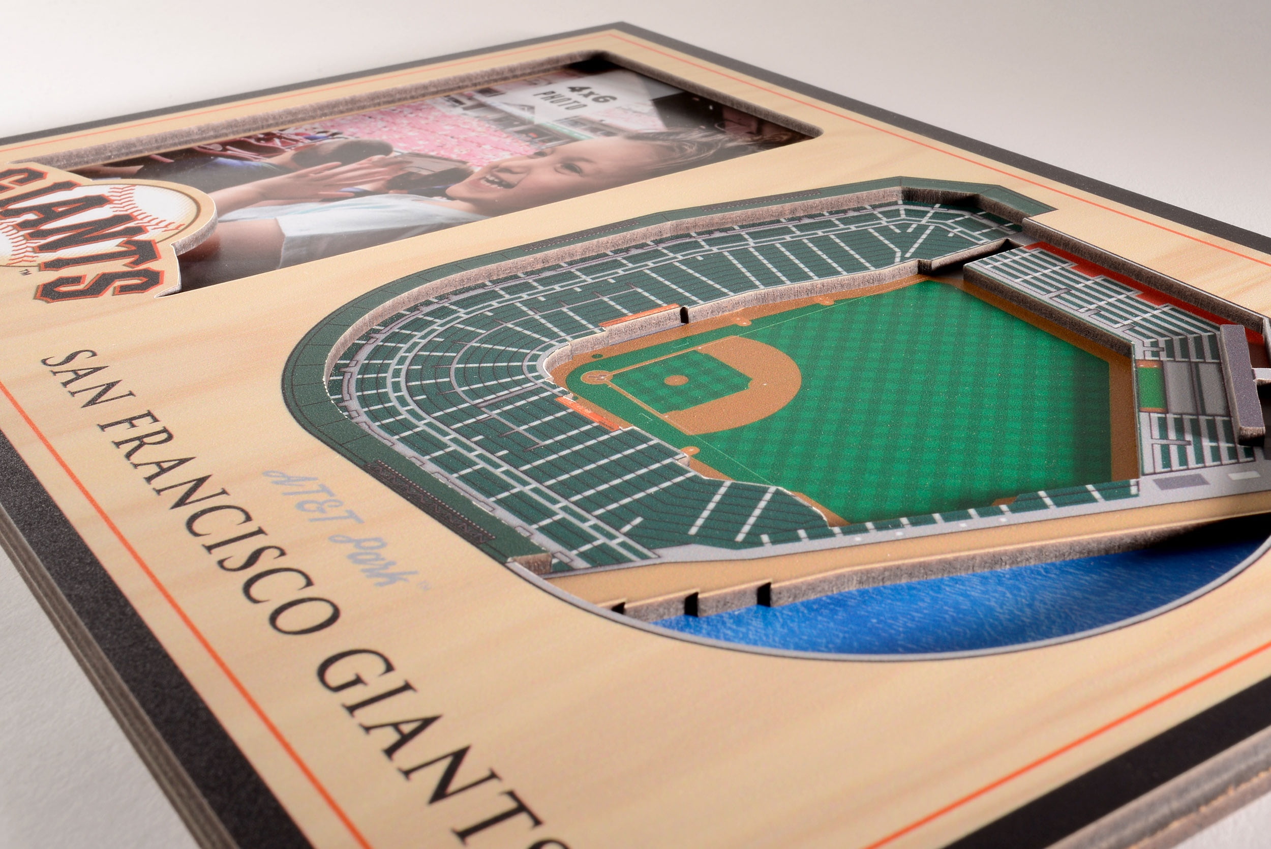 YouTheFan MLB San Francisco Giants 3D StadiumView Picture Frame
