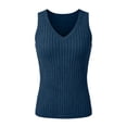 thumbnail image 3 of Lmueinov Deep V-Neck Tank Tops for Women Ribbed Knit Sleeveless Fitted Trendy Cami Shirt Soft Solid Casual Summer Fall Vacation Outfits, 3 of 8