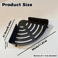 thumbnail image 7 of 2026 New Suction Cup Corner Shower Shelf, No-Drill Bathroom Corner Shelf, Capable of Supporting 40 Pounds, Rustproof Shower Organizer Suction Cup with Towel Holder & Hooks (Silver * 2), 7 of 7