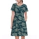 thumbnail image 1 of Easygdp Fish Style para Vestido Transpirable de Mujer, Vestido Suelto de Manga Corta con Pliegues y Bolsillos para el Verano, 1 of 6