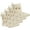 Beige, variant on YOOZEKU Outdoor Indoor Seat Back Chair Cushions Set of 4,Waterproof Tufted Lawn Dining Chair Cushions for Patio Furniture with Ties,42x21inch, Red