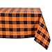thumbnail image 3 of Design Imports CAMZ38735 52 x 52 in. Orange Buffalo Check Tablecloth, 3 of 4