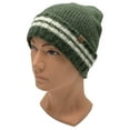thumbnail image 3 of Empire Cove Winter Knit Striped Beanie - Olive, 3 of 4