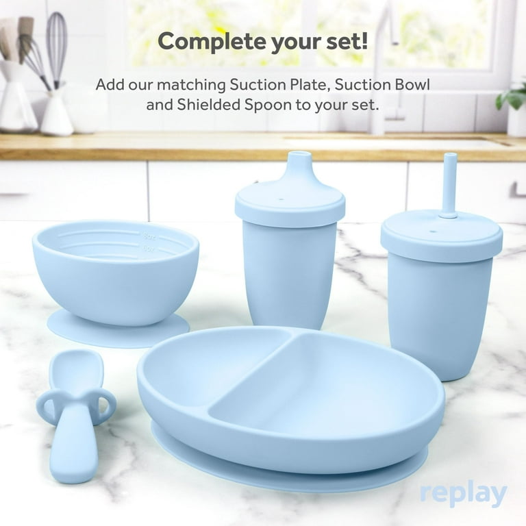Spoon Rest Spoon Buddy Suction Spoon For lids Plates into Lids Opens Jars  Blue