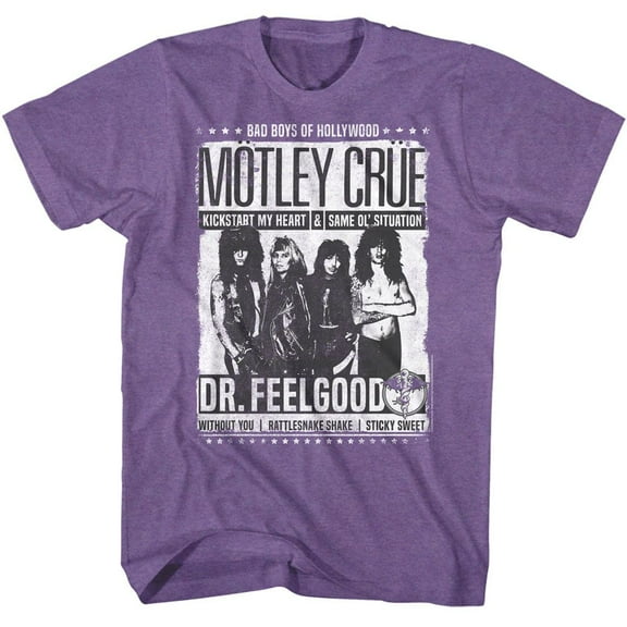 Motley Crue Dr Feelgood Tracklist Men's T Shirt