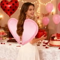 thumbnail image 4 of Valentine's Day Love Wing Decoration - Lightweight Durable Party Stage Prop for Celebrations, Romantic Heart-Wing Design for Photo Booths, Home Decor, Perfect for Couples' Parties, 19.09*17.32in, A, 4 of 8