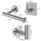 thumbnail image 2 of Juego de baño de 5 piezas de montaje en pared negro, gancho para bata, soporte para papel higiénico de pared, aro para toalla, barra para toalla de 16 pulgadas, accesorios para baño, toallero, acero i, 2 of 4