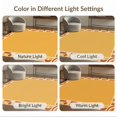 thumbnail image 5 of ODIKA 8'x10' Orange Golden Retro Geometric Border Frame Washable Area Rug Mid Century Modern Style Decorative Pattern for King Size Bedroom Under Bed, Master Suite, Non-Shedding, Easy Care, 5 of 5