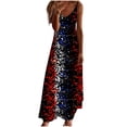 thumbnail image 2 of Teissuly Summer Dresses For Women Print Sleeveless Round Neck Dress Casual Dresses, 2 of 5