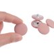 thumbnail image 4 of Botones de costura Unique Bargains 10uds 36L 23mm Redondo Metal Rosa, 4 of 5